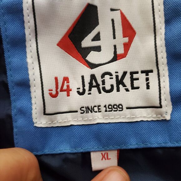 J4 Jacket Blue Jacket Size XL - Picture 5 of 7